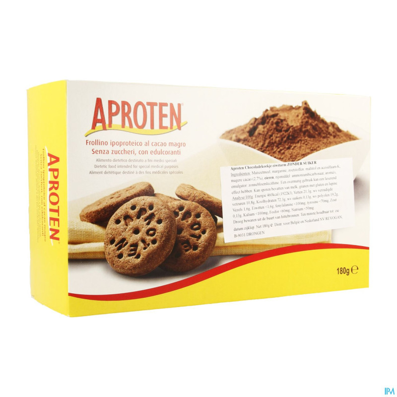Aproten biscuit chocolat    180g 5466 revogan