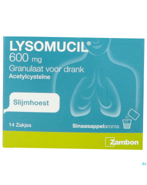 Lysomucil 600 gran sach 14 x 600 mg