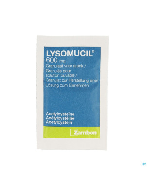 Lysomucil 600 gran sach 14 x 600 mg