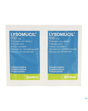 Lysomucil 600 gran sach 14 x 600 mg