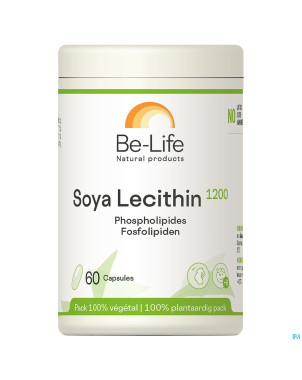 Soya lecithin 1200 be life caps 60