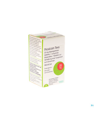 Piroxicam teva comp disp 30 x 20 mg
