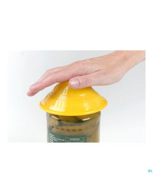 Ouvre-bocal bleu metalique    dycem