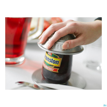 Ouvre-bocal bleu metalique    dycem