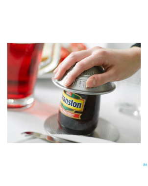 Ouvre-bocal bleu metalique    dycem