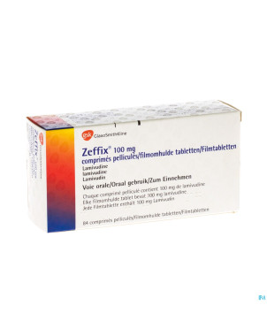 Zeffix tabl 84 x 100 mg