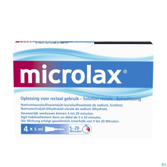 Microlax  4 x 5 ml