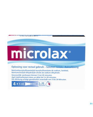 Microlax  4 x 5 ml