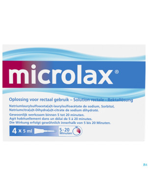 Microlax  4 x 5 ml