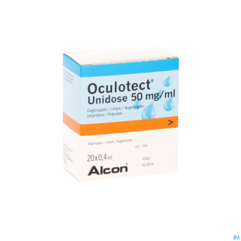 Oculotect ud gutt 8 ml 20 x 0,4 ml