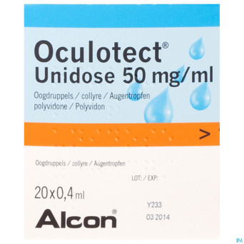 Oculotect ud gutt 8 ml 20 x 0,4 ml