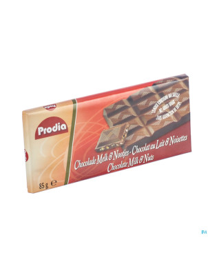 Prodia chocolat lait noisettes    85g 5462 revogan