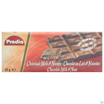Prodia chocolat lait noisettes    85g 5462 revogan