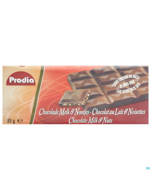 Prodia chocolat lait noisettes    85g 5462 revogan