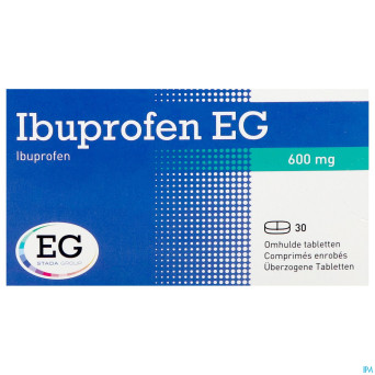 Ibuprofen eg 600 mg comp pell 30 x 600 mg