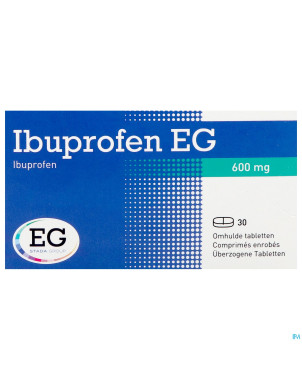 Ibuprofen eg 600 mg comp pell 30 x 600 mg