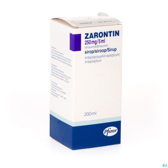 Zarontin 250mg/5ml sirop 200ml