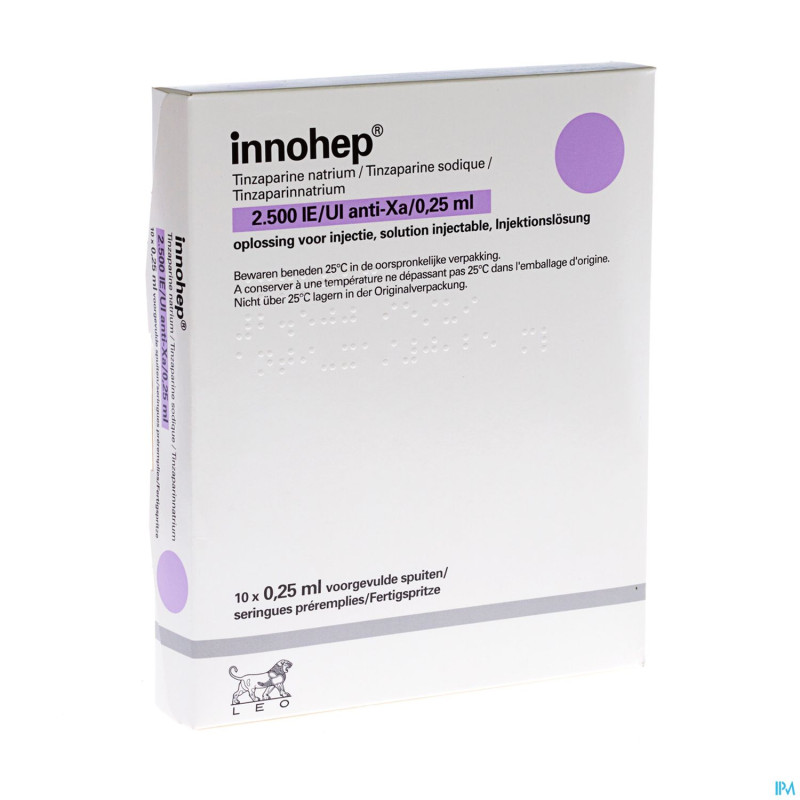 Innohep ser sc 10 x  2500 iu 0.25ml