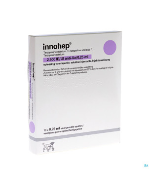 Innohep ser sc 10 x  2500 iu 0.25ml
