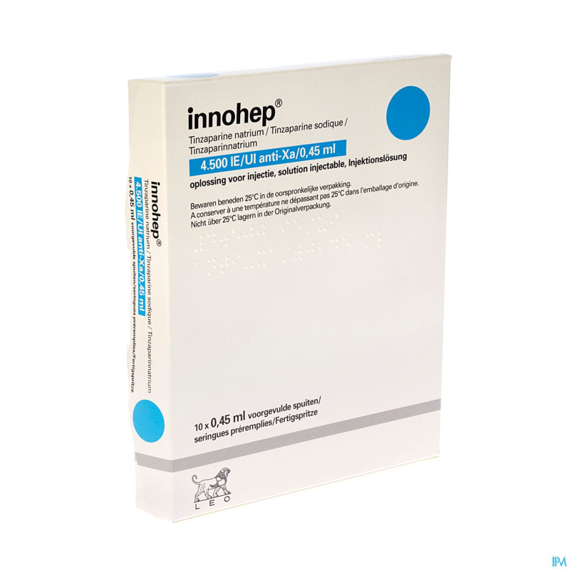 Innohep ser sc 10 x  4500 iu 0,45ml