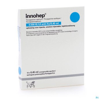 Innohep ser sc 10 x  4500 iu 0,45ml