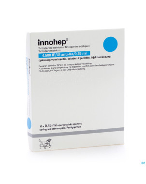Innohep ser sc 10 x  4500 iu 0,45ml
