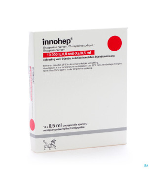 Innohep ser sc 10 x 10000 iu 0,50ml