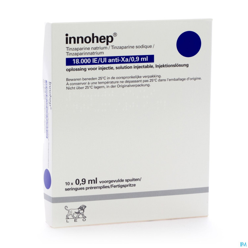 Innohep ser sc 10 x 18000 iu 0,90ml