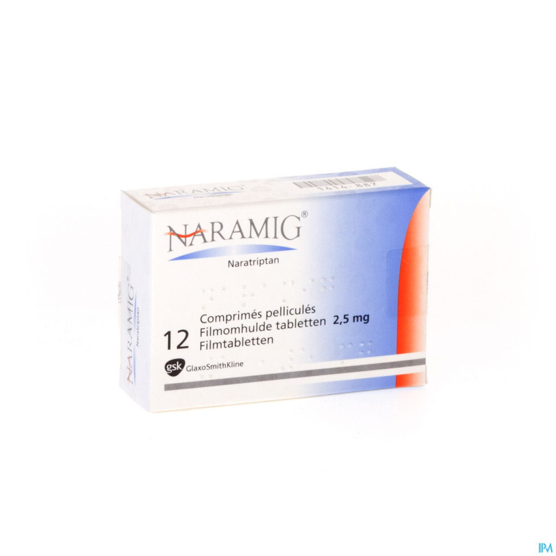 Naramig tabl 12 x 2,5 mg