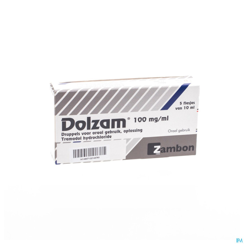 Dolzam gutt 5 x 10ml 100mg/ml