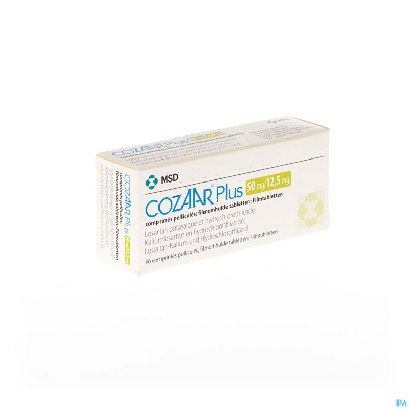 Cozaar plus comp 56x 50mg/12,5mg
