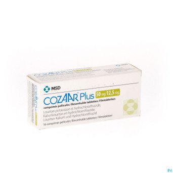 Cozaar plus comp 56x 50mg/12,5mg