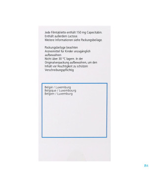 Xeloda comp  60 x 150 mg