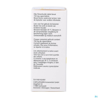 Xeloda comp  60 x 150 mg