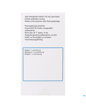 Xeloda comp  60 x 150 mg