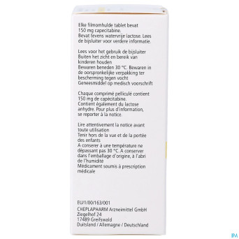 Xeloda comp  60 x 150 mg