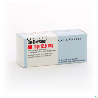 Co diovane comp 56 x  80 mg/12,5 mg