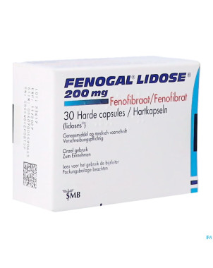 Fenogal lidose caps 30 x 200 mg