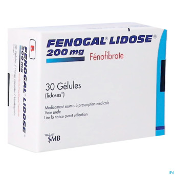 Fenogal lidose caps 30 x 200 mg