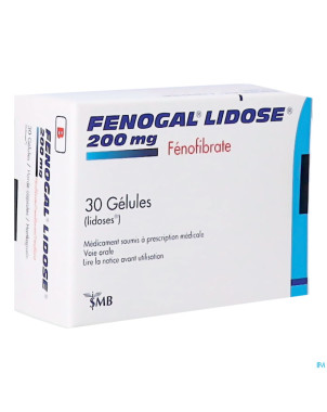 Fenogal lidose caps 30 x 200 mg