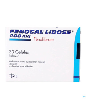 Fenogal lidose caps 30 x 200 mg