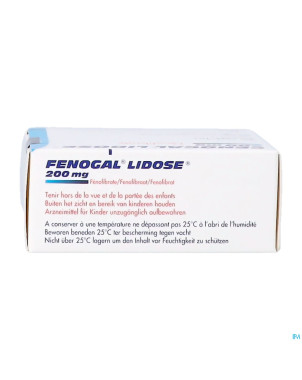 Fenogal lidose caps 30 x 200 mg