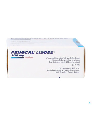 Fenogal lidose caps 30 x 200 mg