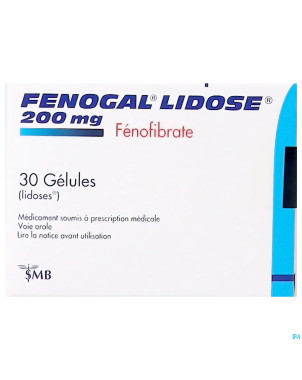 Fenogal lidose caps 30 x 200 mg