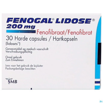 Fenogal lidose caps 30 x 200 mg
