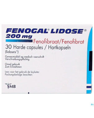 Fenogal lidose caps 30 x 200 mg