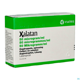 Xalatan 0,005 % collyre 3x2,5 ml