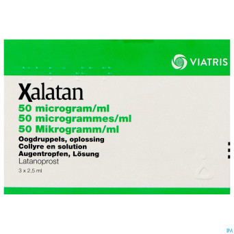 Xalatan 0,005 % collyre 3x2,5 ml