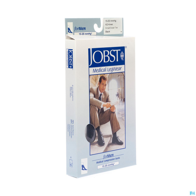 Jobst for men socks c1 mi-bas black    s 7525301