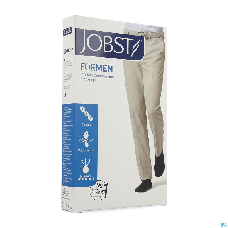 Jobst for men socks c1 mi-bas black    m 7525401